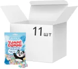 Упаковка цукерок маршмелоу Roshen Yummi Gummi Fluffi Teeny Tiny Bits 65 г х 11 шт (4823077648014)