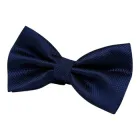 Чоловіча краватка-метелик поліестрова з подвійним бантом, темно-синій