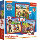 Пазли 3 in 1 Trefl Paw Patrol Щасливі собаки 20+36+50 елементів (5900511348675)