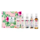 Тревел набір по догляду за волоссям Flora Curl Mini Essentials Curl Kit Шампунь 75 мл + Кондиціонер 75 мл + Лосьйон 75 мл + Гель 75 мл + Міст 75 мл (5060627510240)