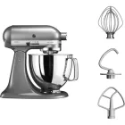 Кухонна машина KitchenAid Artisan 4,8 л 5KSM125ECU з відкидним блоком сріблястий