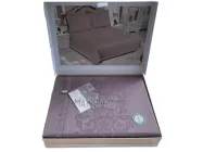 Комплект постільної білизни Maison d'or Adrienne Plum бамбук 220-200 см фіолетовий