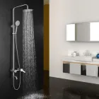 Душова система Slat MLT-16002VR зі змішувачем і тропічним душем та ручною лійкою