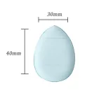 Спонж на палець (міні) для макіяжу бежево-блакитний, 1 шт.