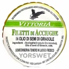 Філе анчоусів у соняшниковій олії Vittoria 80 г (0123)