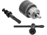 Патрон для дриля з ключем та адаптером SDS до гвинта - G1/2 20UNF, кріплення Ø= 1,5-13 мм YATO (YT-820302)