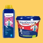 Набір для чищення води в басейні швидкий шоковий хлор та альгіцид. Хімія для басейну