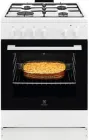 Плита Electrolux газова, 59л, 60x60см, білий