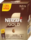 Кава розчинна Nescafe Gold сублімована стік 2.25 г х 25 шт (8445290778338)