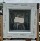 Вікно металопластикове глухе (350*350) Біле