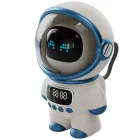 Колонка BauTech космонавт розумна бездротова з AI асистентом та радіобудильником Білий (1016-049-00)