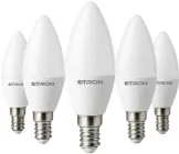 Світлодіодна лампа ETRON 10 Вт C37 E14 4000K (5-ELP-020) 5 шт