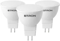 Світлодіодна лампа ETRON 10 Вт MR16 GU5.3 4000K (3-ELP-860) 3 шт