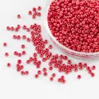 Бісер 98170 Чеський Preciosa 10/0, Непрозорий Райдужний OL, Рожевий, Круглий, 50 г