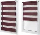 Ролети на вікна Rollux День-Ніч однотонна 78х150 см Лісова ягода