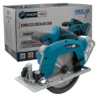 Акумуляторна безщіткова дискова пила 20V PROFI-TEC PCA18520BL (без акумуляторів та зарядного пристрою, + диск 185мм коробка) (006289)