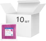 Упаковка серветок HSL Professional з мікрофібри універсальні 30х30 см 2 пачки по 5 шт Рожеві (519/4820201211519)