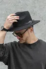 Чоловічий Капелюх Without Onesize Fedora З Ремінцем Black 520994924