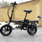 Електровелосипед ASKMY U15 Pro MAX 48V 500W 26Ah | складний з амортизацією, додатковим сидінням та кошиком