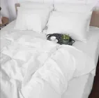 Простирадло на гумці MirSon 00-0000 Snow White 180х200 см Сатин (2200009416019)