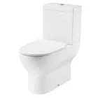 Унітаз-компакт Devit Fresh 3110121 безобідковий із сидінням Slim із дюропласту Soft Close, quick-fix (371072) 7349