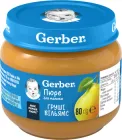 Фруктове пюре Gerber Груші Вільямс з 6 місяців 80 г (8445291084667)