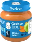 Плодово-овочеве пюре Gerber Яблуко і гарбуз з 6 місяців 130 г (5900452078785)