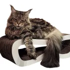 Кігтеточка (дряпка) - лежанка для кішок AdeleCat велика 58 х 25 х 20 см