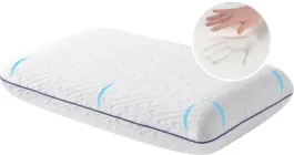 Подушка ортопедична IDEIA SleepWell 60х40х13 см анатомічна з ефектом памʼяті для сну на боці спині та животі з наволочкою на блискавці (4820227288694)