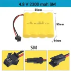 Акумулятор 4.8V Ni-MH 2300mAh для іграшок, машинок на пульті, роботів, танків на радіокеруванні