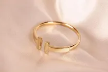 Жіноче кільце Tiffany з жовтого золота 21.5 K-0031