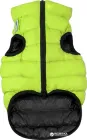 Двостороння курточка для собак Airy Vest для маленьких собак XS 25 Салатово-чорна (1668)