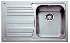 Кухонна мийка Franke Logica Line LLX 611-79 нержавіюча сталь врізна накладна полірована чаша справа 101.0381.806