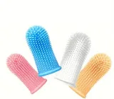 Зубные щітки для собак і кошек Набір з 4 шт різного кольору