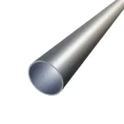 Труба кругла алюмінієва діаметр 6 мм товщина 0.8 мм АД31 Т5 без покриття матова екструдована 1 метр (1746)