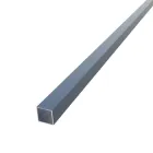 Труба профільна квадратна алюмінієва 15х15 товщина 1.0 мм АД31 без покриття матова екструдована Т5 1 метр (1648)