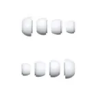 Комплект амбушюр для AirPods Pro 1-2, 4шт (XS, S, M, L), силікон, White