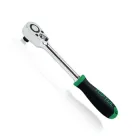 Тріскачка 1/4" 72 зубці (гумова ручка) TOPTUL CJRM0815