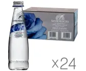 Упаковка газованої мінеральної води San Benedetto, 24 шт. х 0,25 л, скло
