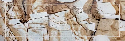 Килим для кухні Artimat 43 Бежевий мармур 50x150 см (891629)