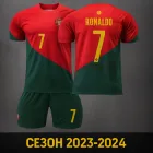 Форма футбольна дитяча Lion SPORT Ronaldo (Роналдо) 7 Збірна Португалії 2024, 24-135-140, зелено-червоний