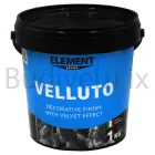 Покриття декоративне інтер'єрне ELEMENT Decor Velluto з ефектом оксамиту 1 кг