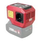 Акумуляторний інвертор напруги WORCRAFT CPI-S20Li-200W, інвертор для АКБ