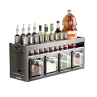 Підвісний кухонний органайзер для спецій і приправ, полка для спецій