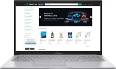 Ноутбук ASUS Vivobook 15 X1504VA-BQ2684 (90NB10J2-M036R0) Cool Silver / 15.6" IPS Full HD / Intel Core i3-1315U / RAM 16 ГБ / SSD 512 ГБ