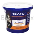 Фарба гумова TRIORA акрилова 1,2 кг RAL 9004 247 чорна