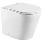 Унітаз підлоговий безбачковий MIXXUS PREMIUM BEVEL-0701-T1 580х365х430mm, система змиву TORNADO 1.0 ( 12530 )