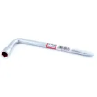 Ключ колісний CarLife Г-подібний 17мм балонний ключ для авто із шестигранною головкою інструмент для коліс (1LO-TH_11C)