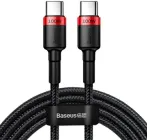 Кабель Baseus Cafule PD2.0 100W flash charging Type-C For Type-C cable (20V 5A)2m CATKLF-AL91 Red+Black