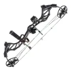 Лук блоковий Man Kung MK-СBA5BK (довжина: 762мм, сила натягу: 18кг), комплект, чорний